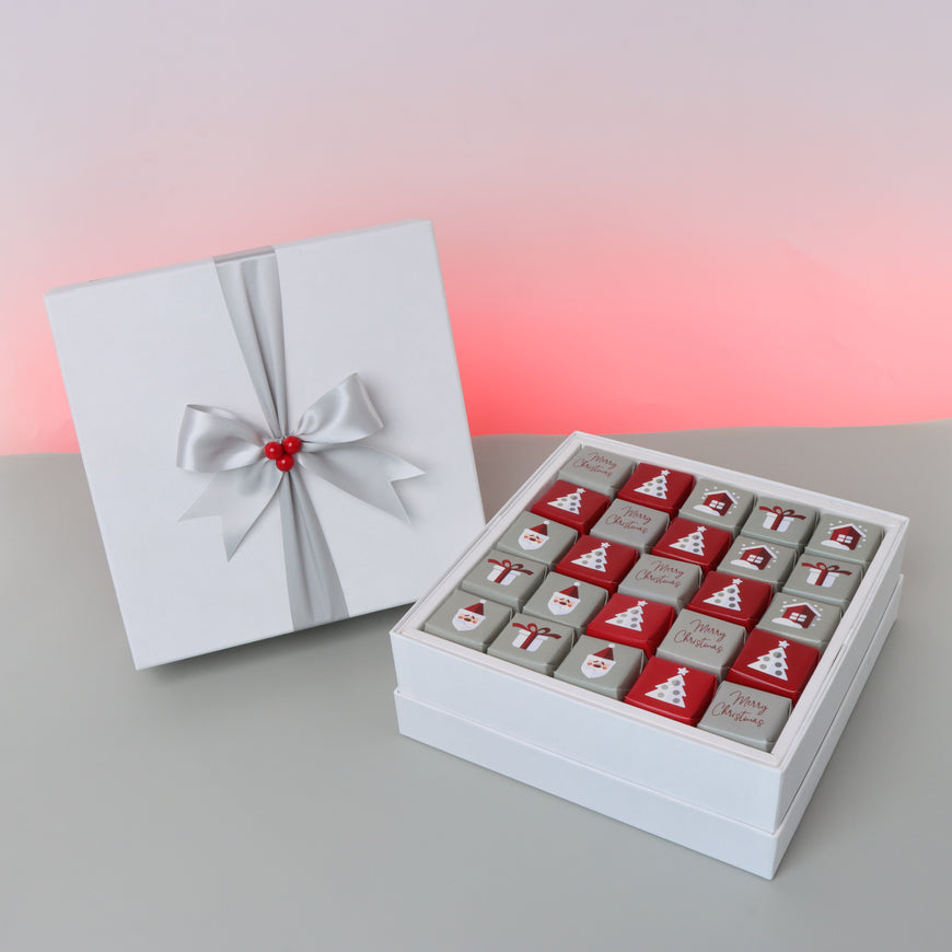 CHRISTMAS DESIGNED CHOCOLATE HARD BOX