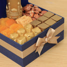 Happy Diwali Taj Mahal candle with chocolate & sweets medium hamper
