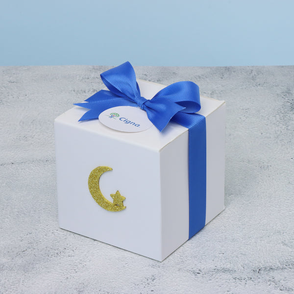 Set of 20 corporate customized ramadan eid designed chocolate & sweets soft cube box