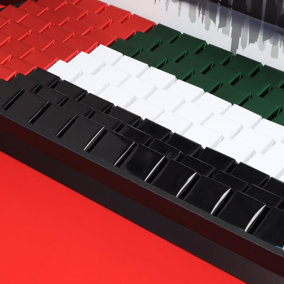 Uae national day premium chocolate large leather tray