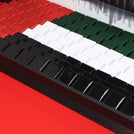 Corporate customized uae national day premium chocolate large leather tray