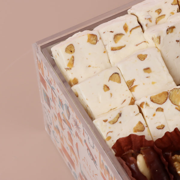 Ramadan Kareem patches designed premium chocolate & sweets medium acrylic tray