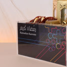 Ramadan geometrical designed chocolate and sweets acrylic medium tray