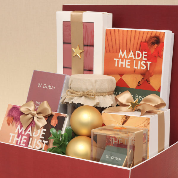 Corporate customized premium chocolate & sweets large printed hamper