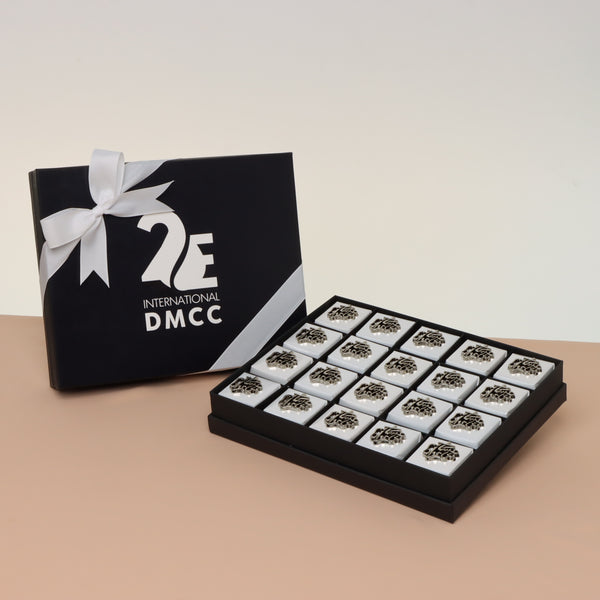 Set of 3 Corporate customized decorated chocolate 20P hard box