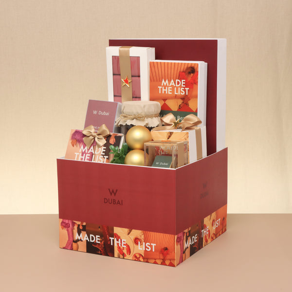 Corporate customized premium chocolate & sweets large printed hamper