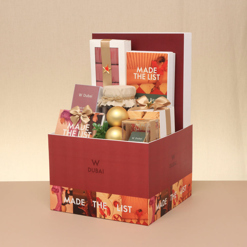 Corporate customized premium chocolate & sweets large printed hamper