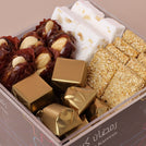 Ramadan geometrical designed premium chocolate and sweets small tray