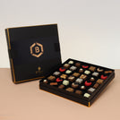 Set of 2 Corporate customized premium chocolate luxury black box