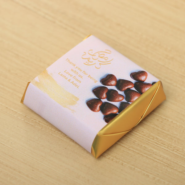 Bridal chocolate theme personalized premium loose chocolate