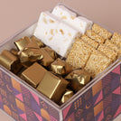 Eid mubarak colorful patches designed premium chocolate and sweet acrylic small tray