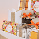 Happy diwali flower pattern design premium chocolates & sweets extra large hamper