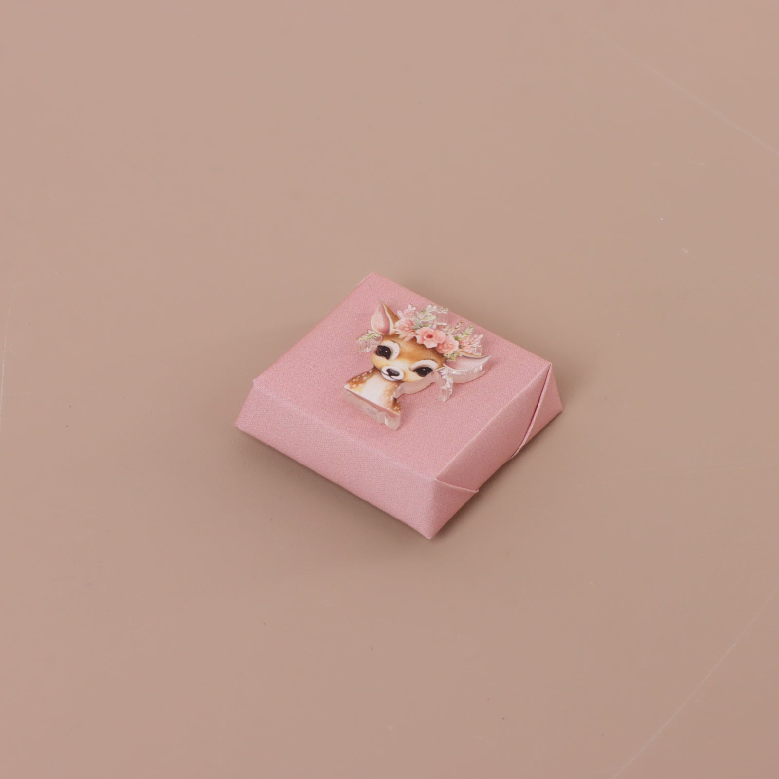 Baby acrylic deer design personalized premium chocolate