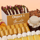 Luxury corporate customized Eid Al Adha premium chocolate & sweets large leather tray