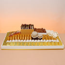 Luxury Eid Al Adha chocolate & sweets large leather tray