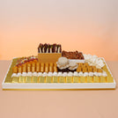 Luxury Eid Al Adha chocolate & sweets large leather tray