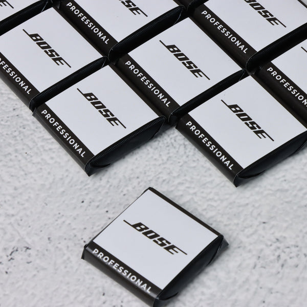 Corporate branded premium thin loose chocolate