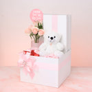 Valentine's decorated flower , teddy premium chocolate large hamper