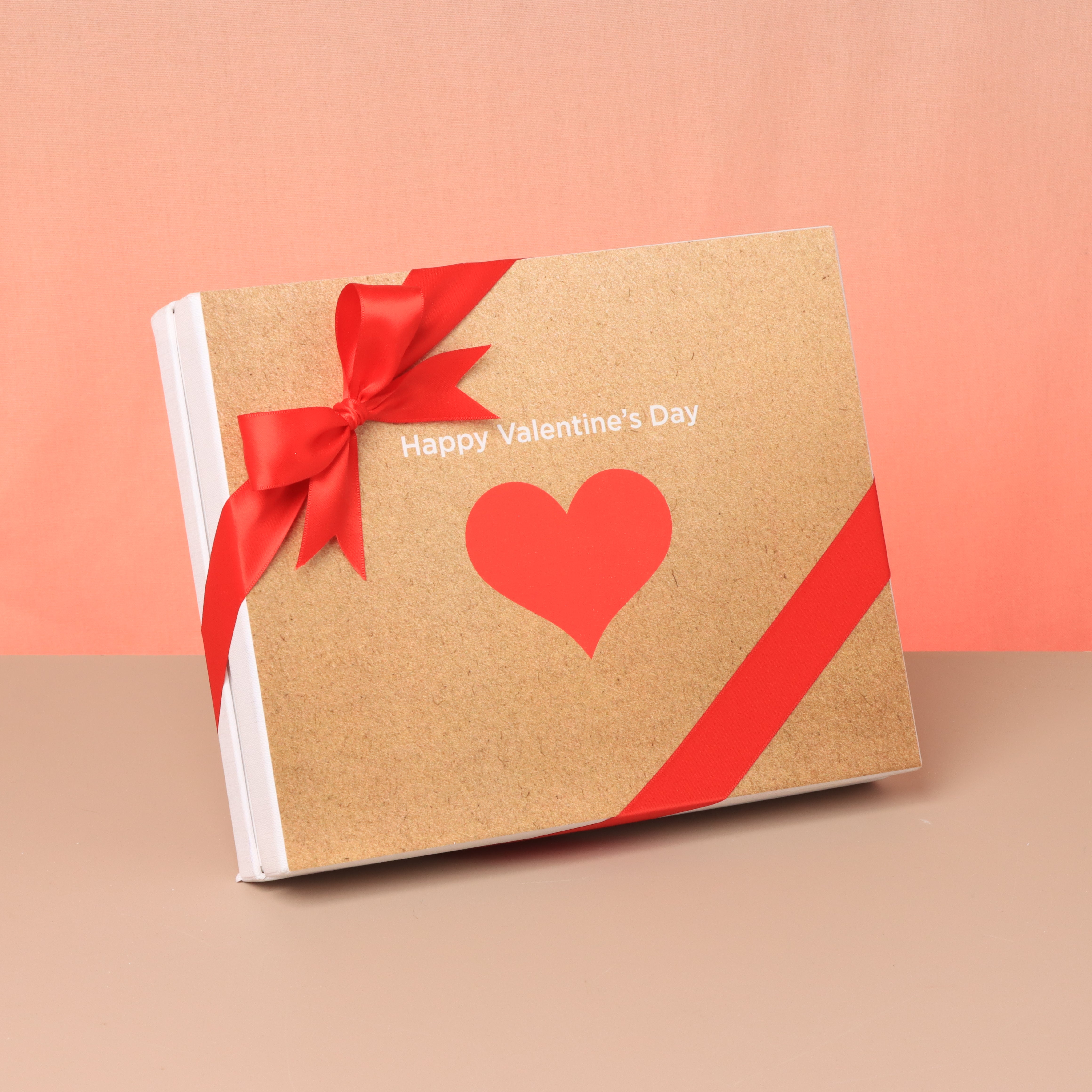 Red heart valentine designed 20P chocolate hard box