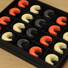 Corporate customized ramadan designed premium crescent chocolate 20P hard box