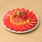 Happy Diwali designed premium chocolate round plate