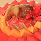 Happy Diwali designed premium chocolate round plate