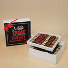 Happy valentine's day designed premium chocolate 2-layer hard box