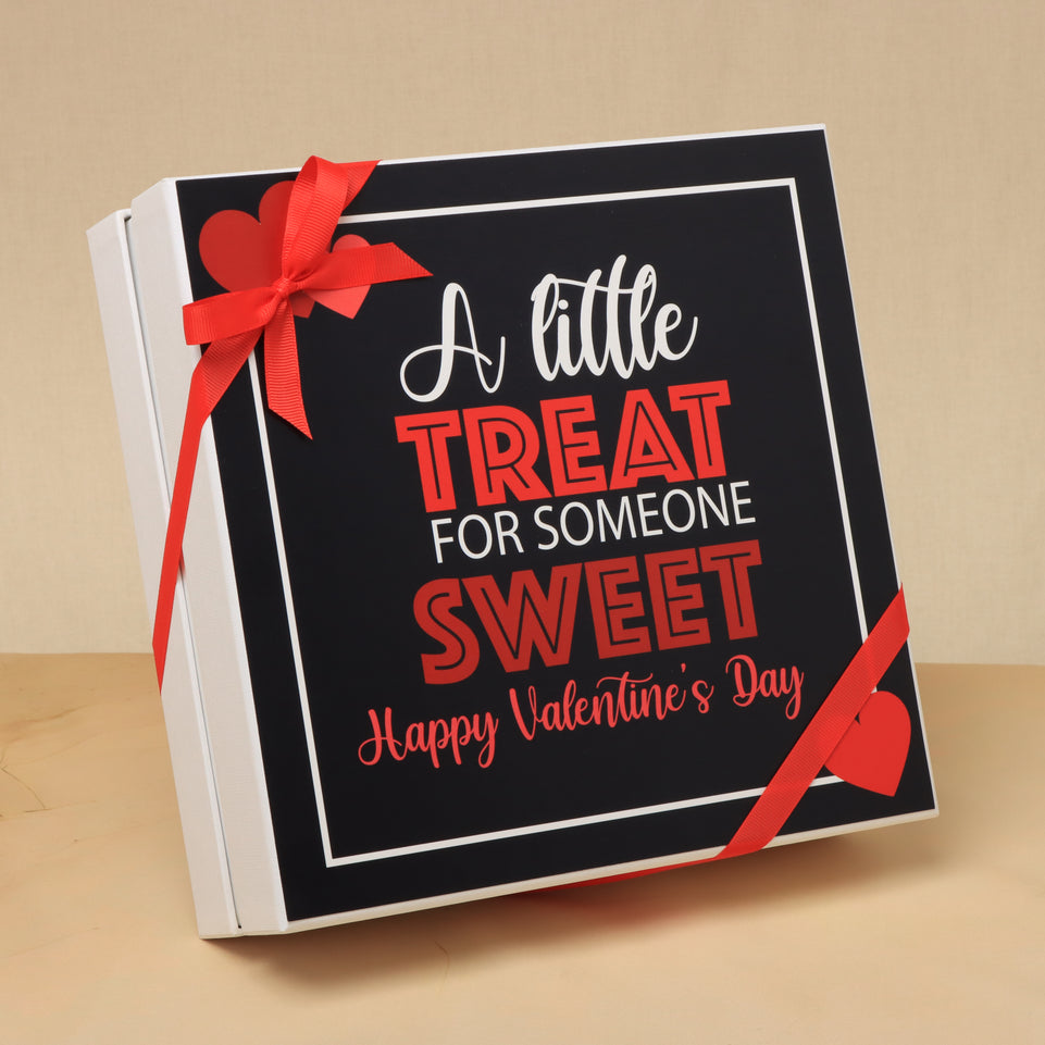 Happy valentine's day designed premium chocolate 2-layer hard box