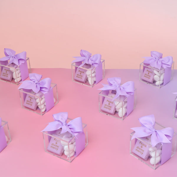 Set of 20 Eid Al adha designed chocolate Acrylic box