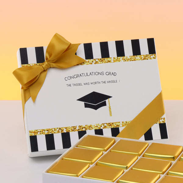 Graduation designed 12P premium chocolate hard box