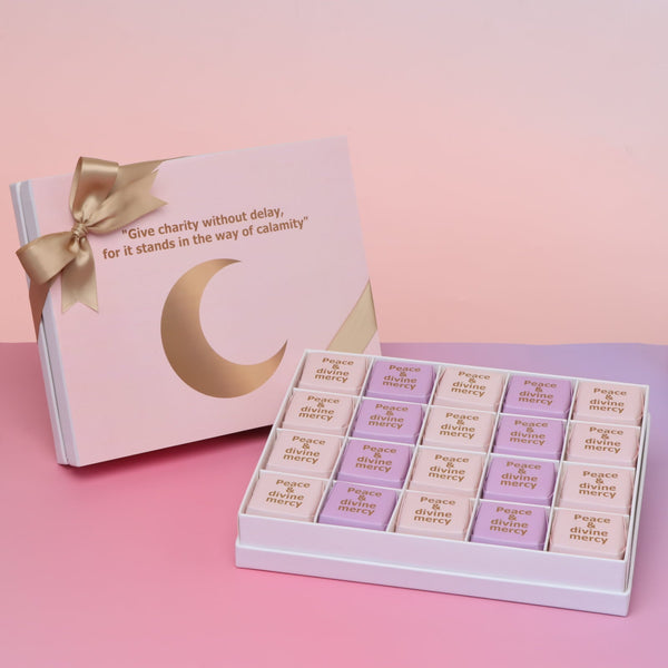 "Peace & divine mercy" designed chocolate 20P hard box