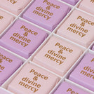 "Peace & divine mercy" designed chocolate 20P hard box