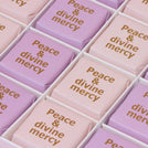 "Peace & divine mercy" designed chocolate 20P hard box