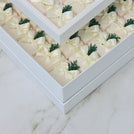 Luxury bridal decorated chocolate 2-layer hard box