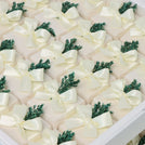 Luxury bridal decorated chocolate 2-layer hard box