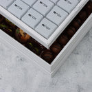 Corporate customized premium chocolate 2-layer hard box