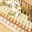 Corporate customized Eid Mubarak premium chocolate large leather tray