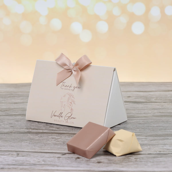 Set of 20 Corporate customized chocolate triangle box