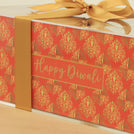 Happy diwali designed premium chocolate & nuts acrylic medium box