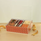 Happy diwali designed premium chocolate & nuts acrylic medium box