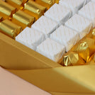 Ramadan designed chocolate medium leather tray