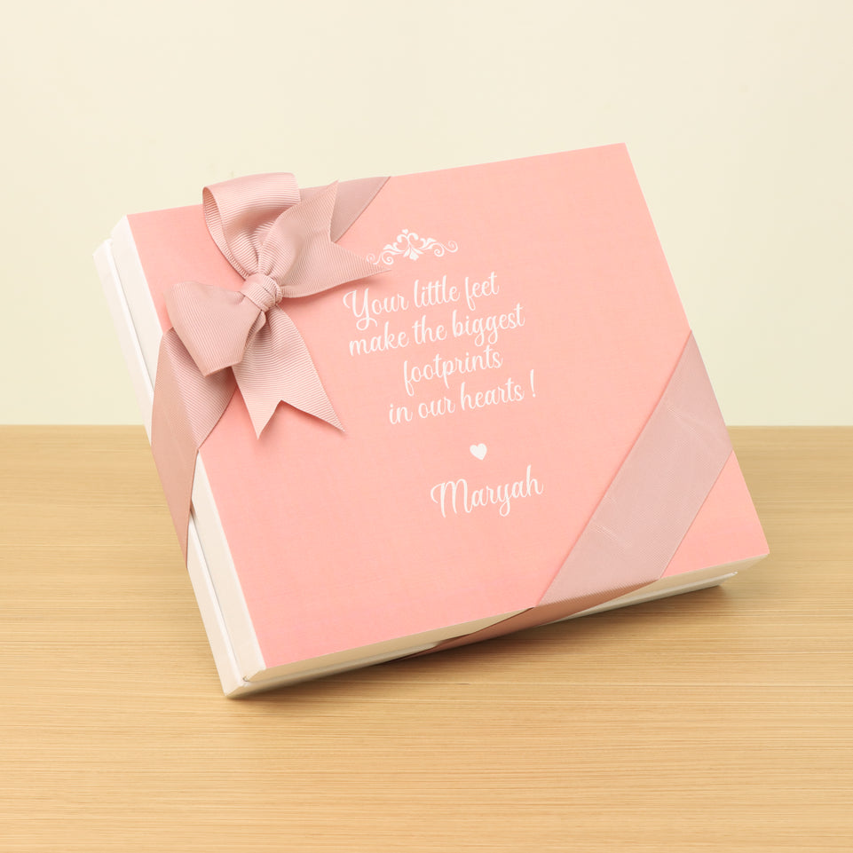 Baby feet personalized designed premium chocolate 20P hard box