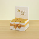 "Thank you" sun streak designed premium chocolate small hamper