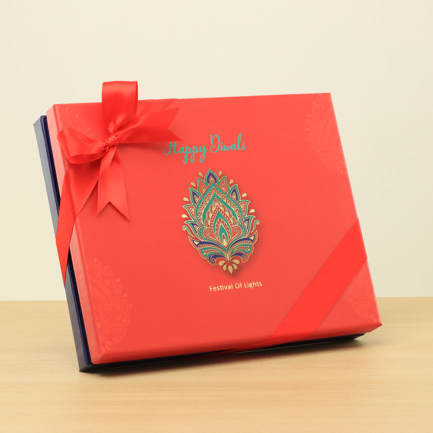 Diwali designed 20 piece premium chocolate printed hard box