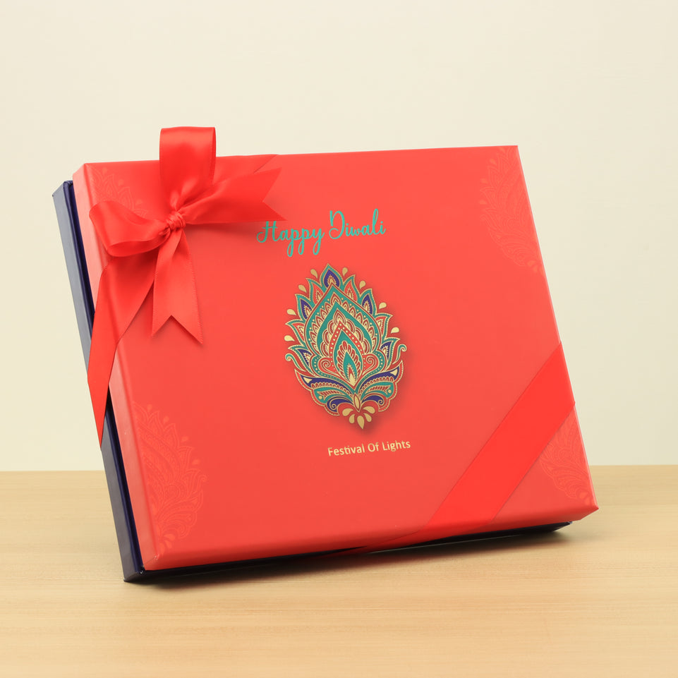 Diwali designed 20 piece premium chocolate printed hard box