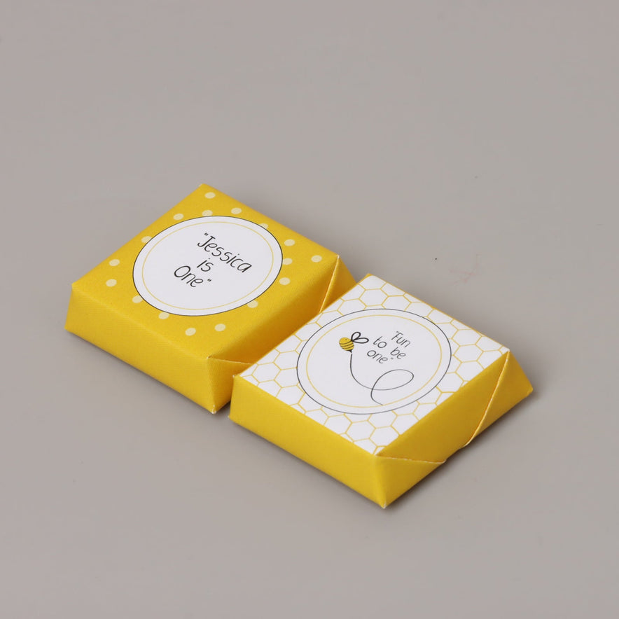 Baby honey bee theme personalized chocolate