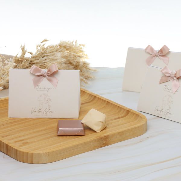 Set of 20 Corporate customized chocolate triangle box