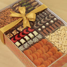 Happy diwali designed premium chocolate & nuts large acrylic box