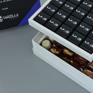 Corporate customized premium chocolate 2-layer hard box