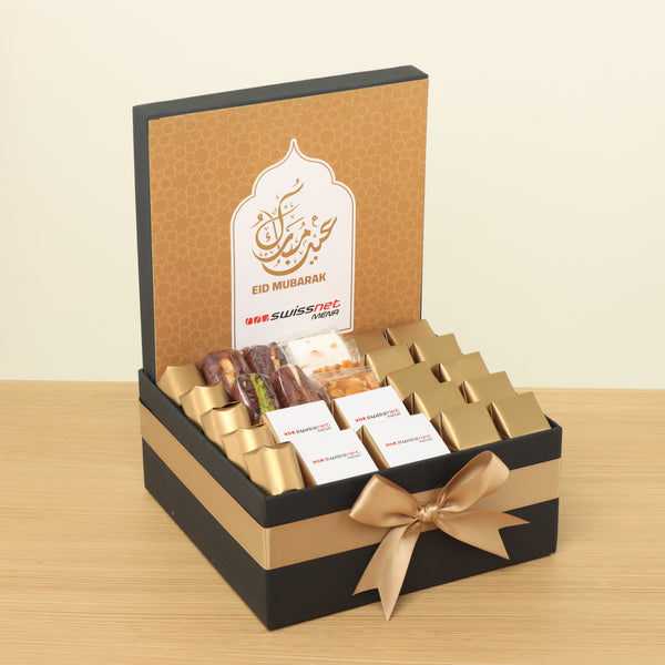 Corporate customized premium chocolate , nuts & sweets medium hamper